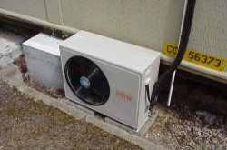 Externally mounted AC